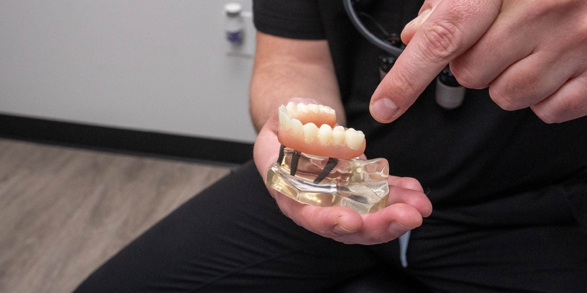 full arch being shown by dr beck