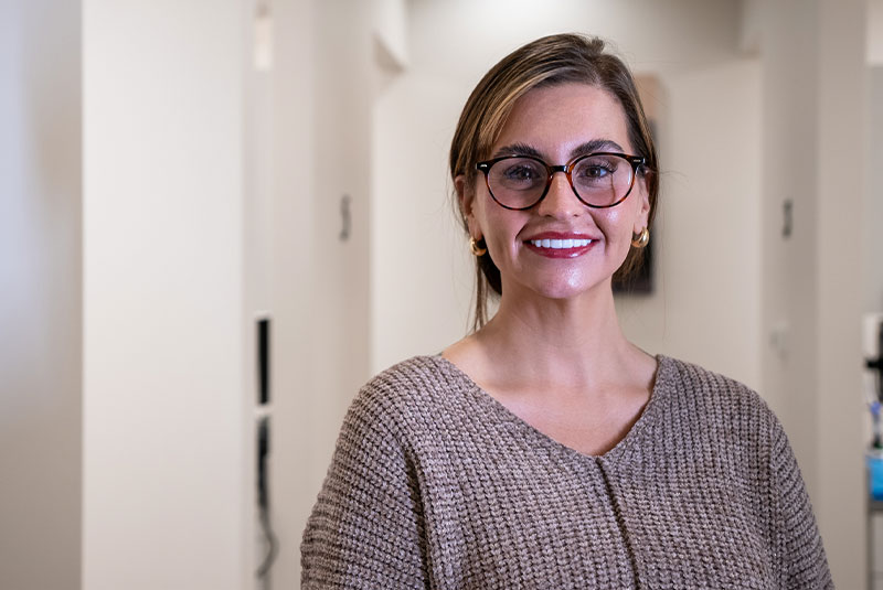 brittany with new smile