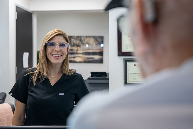 rda with dental patient henry