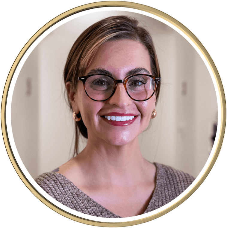 Patient smiling showing off new smile